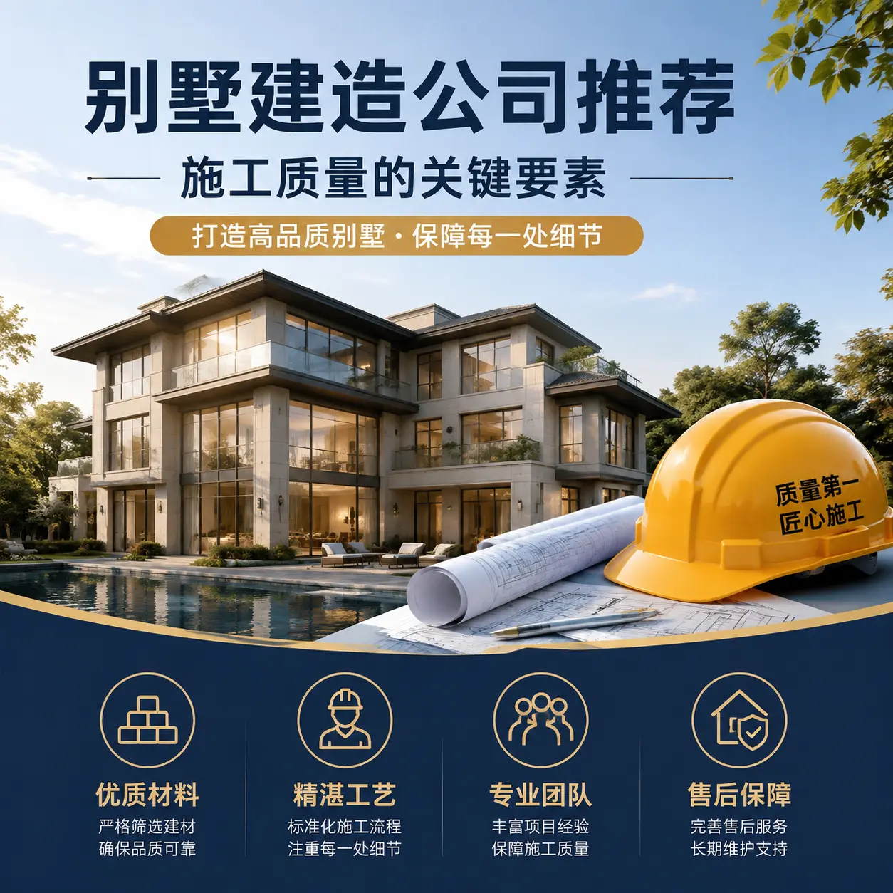 别墅建造公司推荐: 仁怀 施工质量的关键要素