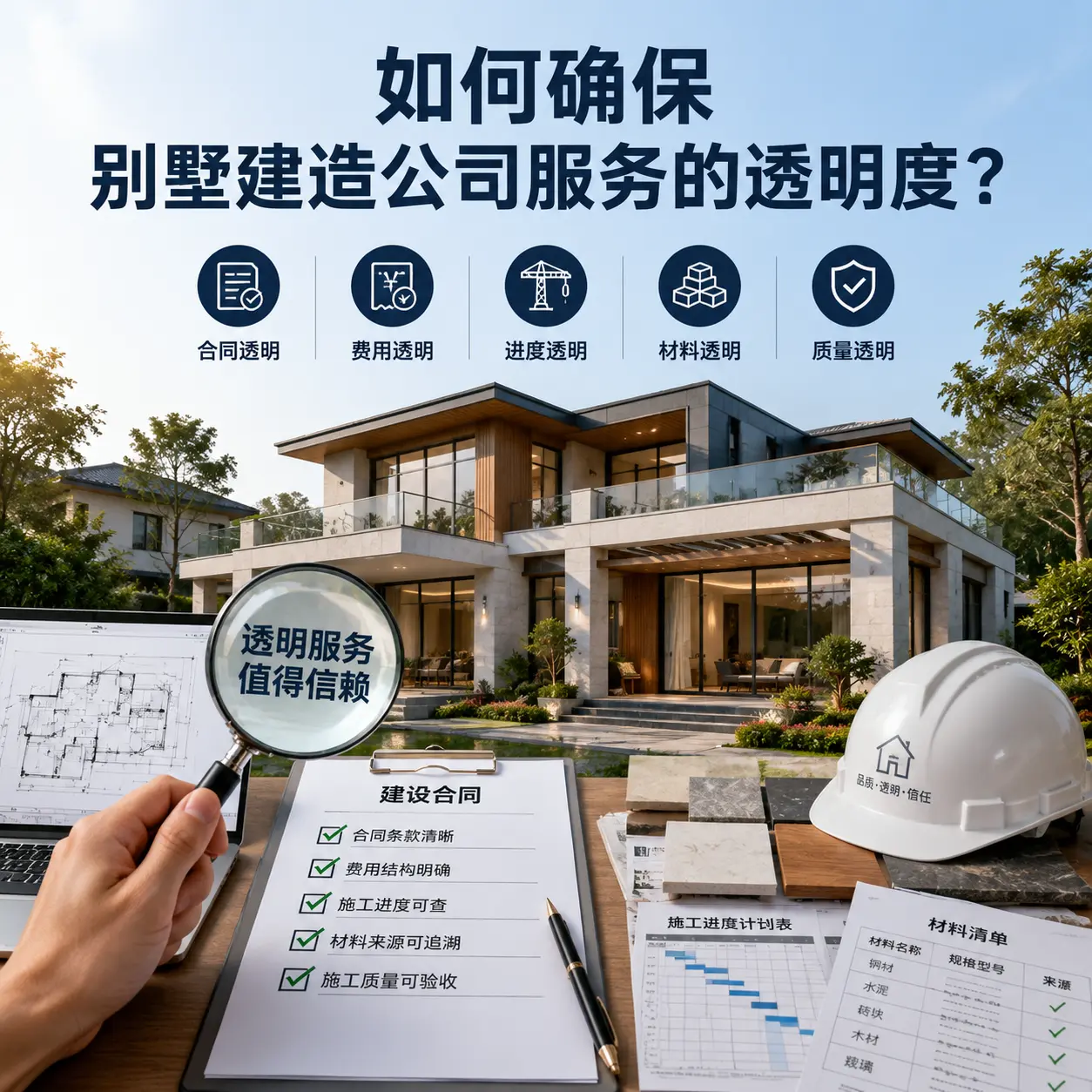 在 仁怀 如何确保别墅建造公司服务的透明度?