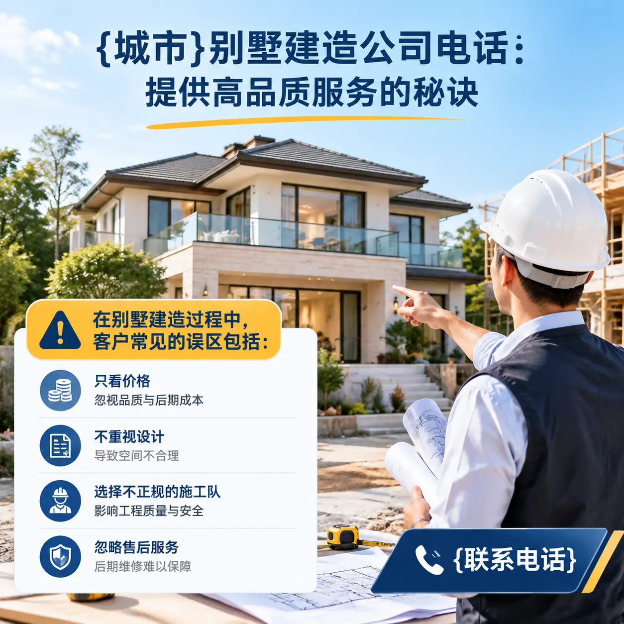 仁怀别墅建造公司电话:提供高品质服务的秘诀