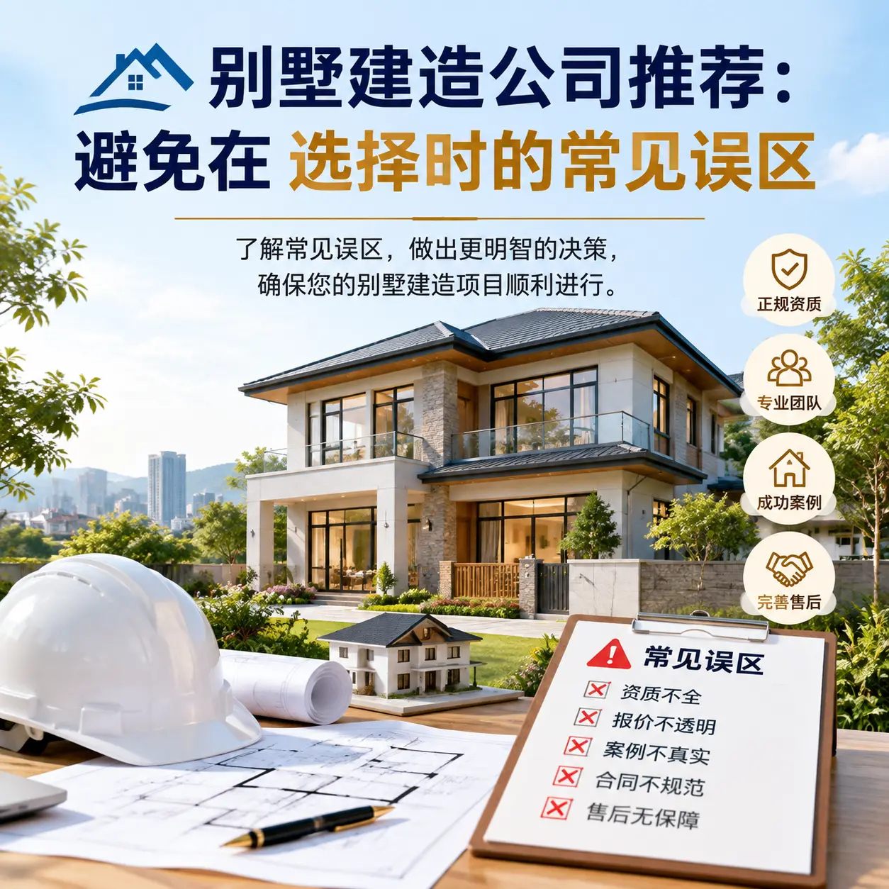 别墅建造公司推荐:避免在 仁怀 选择时的常见误区