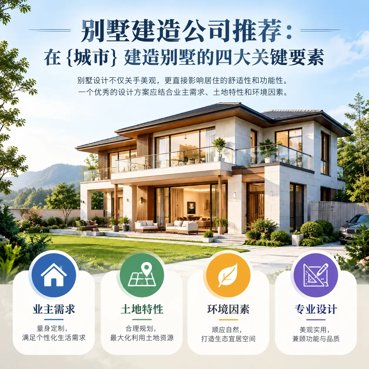 别墅建造公司推荐：在 仁怀 建造别墅的四大关键要素