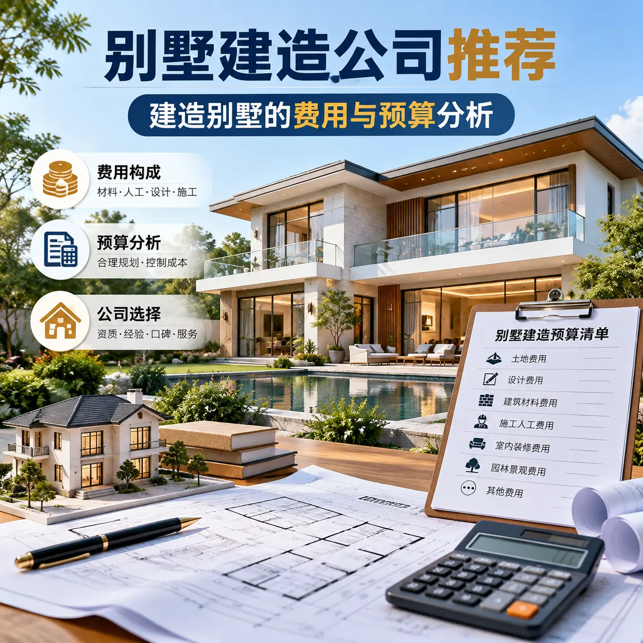 别墅建造公司推荐： 仁怀 建造别墅的费用与预算分析