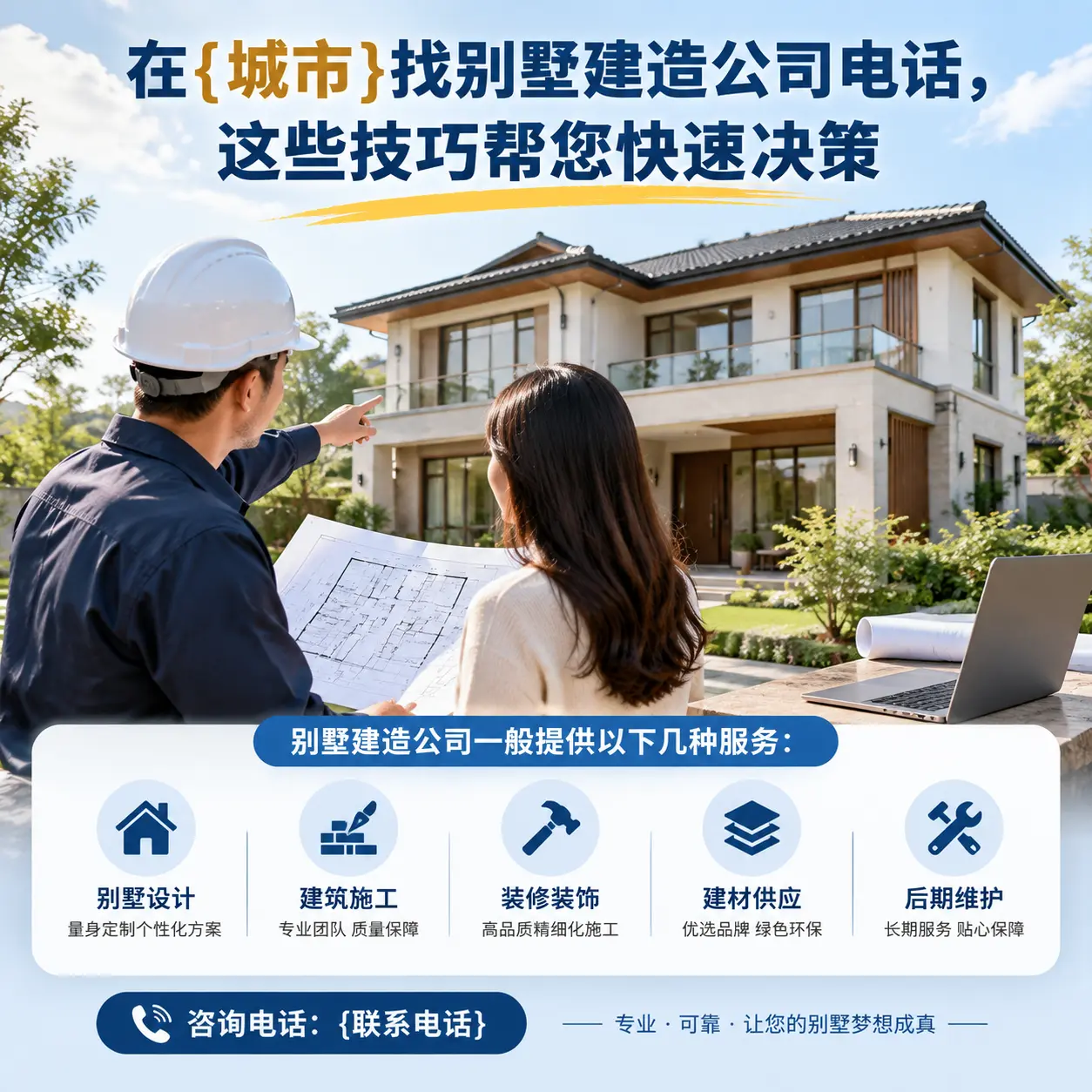 在仁怀找别墅建造公司电话，这些技巧帮您快速决策