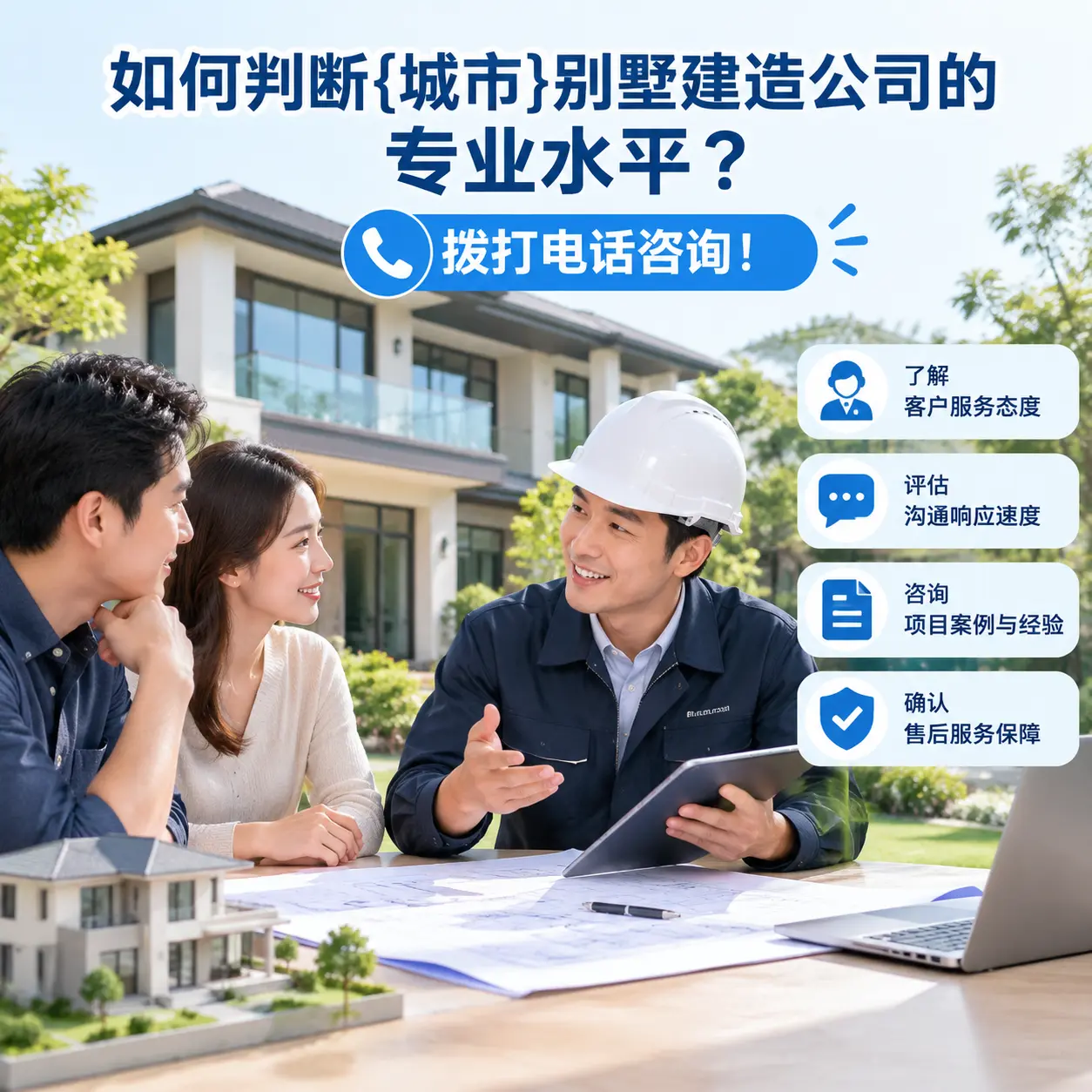 如何判断仁怀别墅建造公司的专业水平？拨打电话咨询！